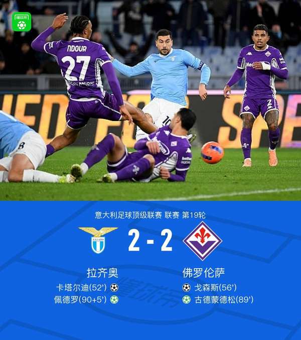 罗马奥林匹克球场惊魂夜：佩德罗读秒点杀救主 拉齐奥2-2绝平紫百合